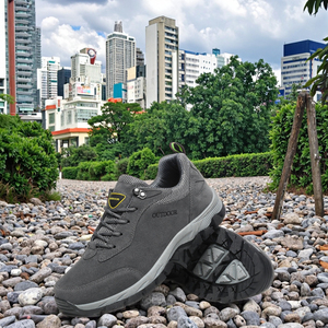 Vendita calda scarpe da trekking leggere Unisex nuove Sneaker in gomma di grandi dimensioni personalizzate da uomo comode da passeggio invernale scollate - Product Image 1