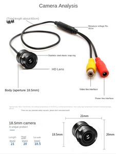 Fabrika doğrudan BMW A3 Model araba LED arka görünüm ters kamera HD gece görüş işık delikli su geçirmez fonksiyonu ile - Product Image 6
