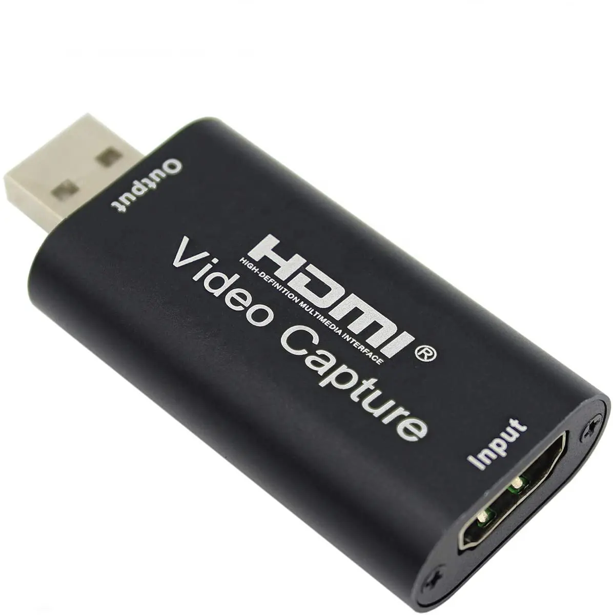 Mini HD 1080P HDTV To USB 2.0 Video Capture Card Game Recording Box for Computer Youtube OBS Etc. Live Streaming