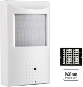 HD Audio 6MP 3.7mm Lens Night Vision Mini IP 940nm Infrared <strong>IR</strong> Led PIR Style P2P Indoor POE Motion Detector Security <strong>Camera</strong> - Product Image 5