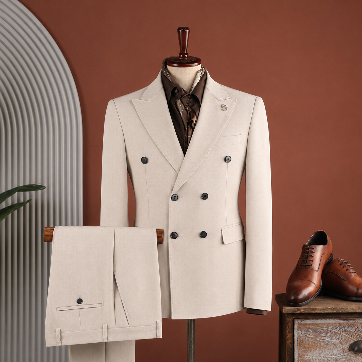 Apricot (suit + pants)