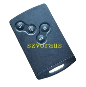 Car <strong>Keys</strong> Manufacturers Wholesale High-quality 4 Button Smart Card Remote <strong>Key</strong> Shell Case for Renault Laguna <strong>Megane</strong> Clio - Product Image 1