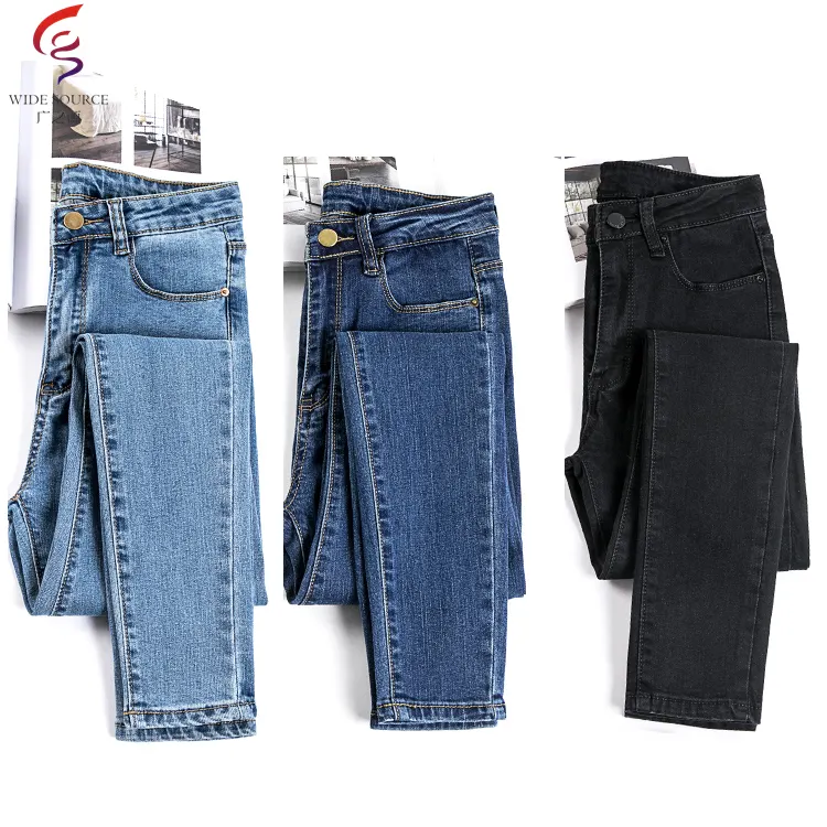 GZY — jean pour femmes, vente en gros, taille haute, denim, mode, slim, stock