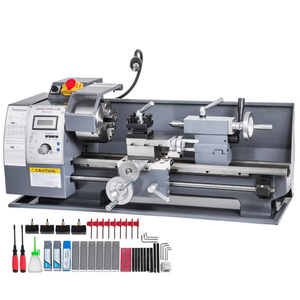 Mini máquina de torno multifuncional para metalurgia capaz de trabajo ligero herramienta de sobremesa de alta precisión para uso profesional de bricolaje - Product Image 1