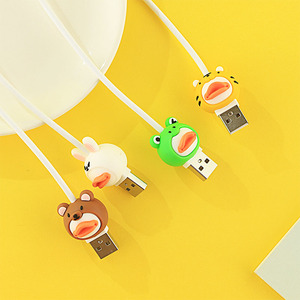 SD-238สายดาต้าชาร์จเร็วรูปการ์ตูนน่ารัก3A USB 60W 1ม. ไปยัง Type C สายเคเบิลข้อมูลไมโครไลท์สำหรับ Apple 6 7X13 14 15 16 - Product Image 4