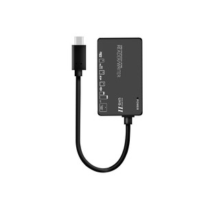 Yeni varış USB C 6 in 1 yüksek hızlı Mini kart okuyucu adaptörü hepsi bir CF SD M2 TF MS XD tak ve çalıştır kurulum için - Product Image 3
