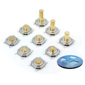 Pulsante in ottone 5*5 SMD/SMT interruttore tattile momentaneo terminale montato a 4 pin interruttore a pulsante in metallo - Product Image 5