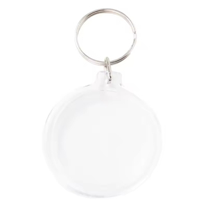 可定制钥匙链透明塑料迷你相框个性化DIY定制标志塑料钥匙链 - Product Image 2