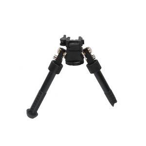 360 Degrees Adjustable Retractable Precision Qd <strong>Mount</strong> Hunting Universal Rotation Camera Tactical <strong>Bipods</strong> - Product Image 2
