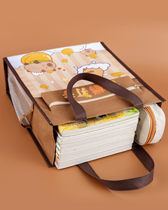 Magic Card New Capibala Series Canvas Art Bag con Tutorial Satchel Book para uso escolar y de oficina - Product Image 4
