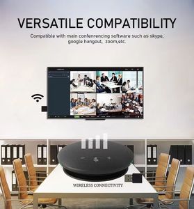W26 <strong>Excellent</strong> Small Conference Kit=HD Confer Camera PTZ 1080P 120 Angle + Blueth USB Wireless Speaker Video Conference - Product Image 5