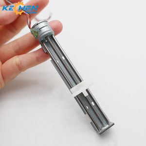 18 độ tự làm Laser bước góc dẫn vít thiết bị truyền động Nut trượt DC 5V/9V/<span class=keywords><strong>12V</strong></span> <span class=keywords><strong>2</strong></span>-giai đoạn 4-dây động cơ bước 90mm đột quỵ đường sắt tuyến tính - Product Image 1