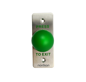 Stainless Steel <strong>Push</strong> <strong>Exit</strong> <strong>Button</strong> Electronic Access Control <strong>System</strong> Door Release Switch NO NC COM Combination Mushroom <strong>Button</strong> - Product Image 5