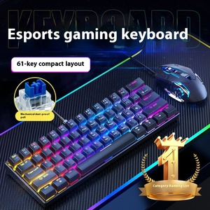 RGB Backlit Wired Blue <strong>Switch</strong> Gaming <strong>Mouse</strong> <strong>Keyboard</strong> Set USB for Office Desktop/Laptop <strong>Computer</strong> Accessories Macro Functionality - Product Image 3