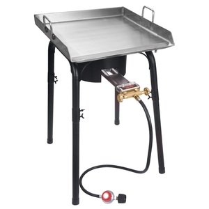 Cast Iron High Pressure <strong>Gas</strong> Cooker Propane <strong>Gas</strong> Burner Stand Cooker for Outdoor Camp Patio Backyard Small/Medium/Large Size