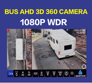 Smartour AHD 1080P Vgaパノラマ3D 4Kカメラ360度バードビューシステムRVカーDVRレコーディングパーキングバストラック援助 - Product Image 4