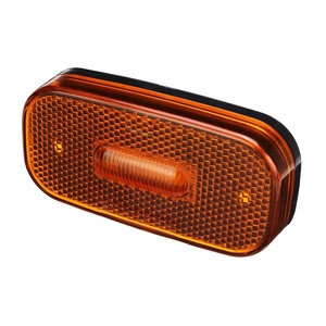 Trailer Marker 2 <strong>LED</strong> Light for RV Camper <strong>Led</strong> Side Marker Clearance Light Amber Lighting <strong>12</strong> <strong>Volt</strong> 3.9inch Surface Mount - Product Image 1