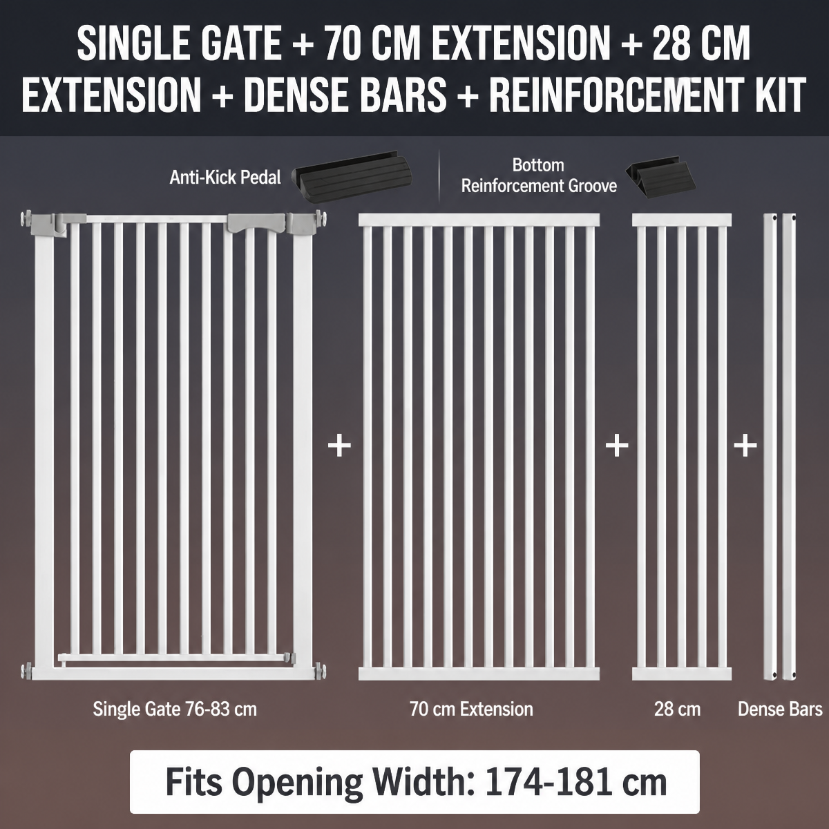 Width:174cm-181cm