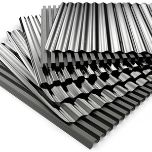 High Quality 0.14 0.18 0.2 0.22 0.3 mm <strong>Calamine</strong> Galvanized Corrugated Steel Sheet with Best Price - Product Image 2