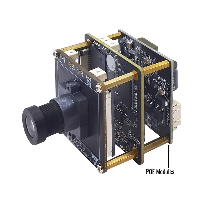H265 5MP IP RV1126 RockChip AI Modul Kamera Papan PCB Modul Kamera CCTV Resolusi Tinggi CMOS 2M