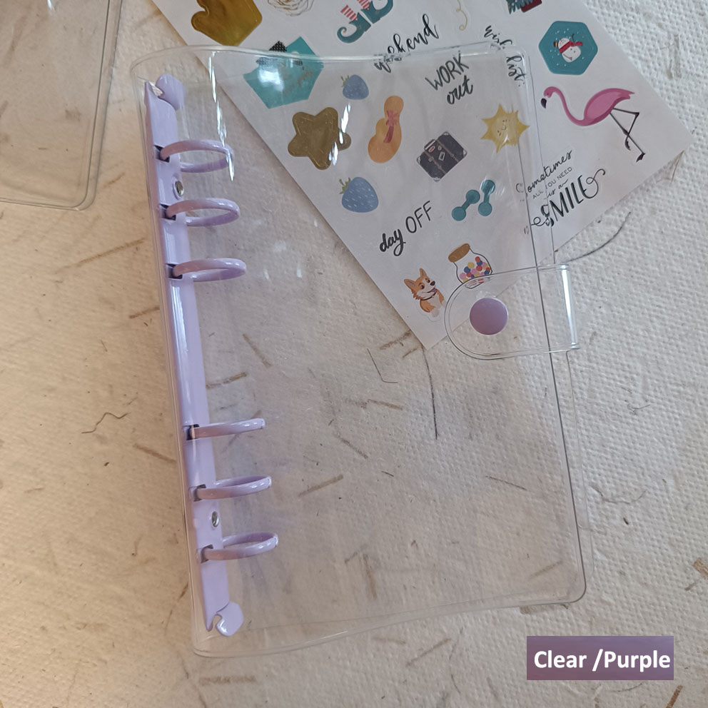 Couverture claire lilas Binder