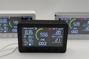 Wifi Smart <strong>Data</strong> <strong>Logger</strong> RS485/Relays Signal Output IoT Controller 7 in 1 Air Quality <strong>Monitor</strong> Combo TVOC PM2.5 Temp Co2 Meter - Product Image 5