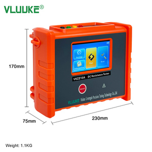 VLUUKE VKZZ10A DC Tester di resistenza dell'avvolgimento velocimetro misuratore di resistenza a corrente continua Tester di isolamento digitale Tester - Product Image 2