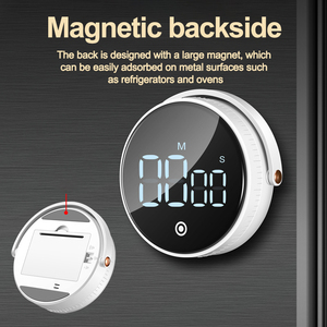 Großbild-Kunststoff-Drehtisch-Timer Countdown E-Learning-Erinnerung Timer Küchen-Magnet-Timer - Product Image 2