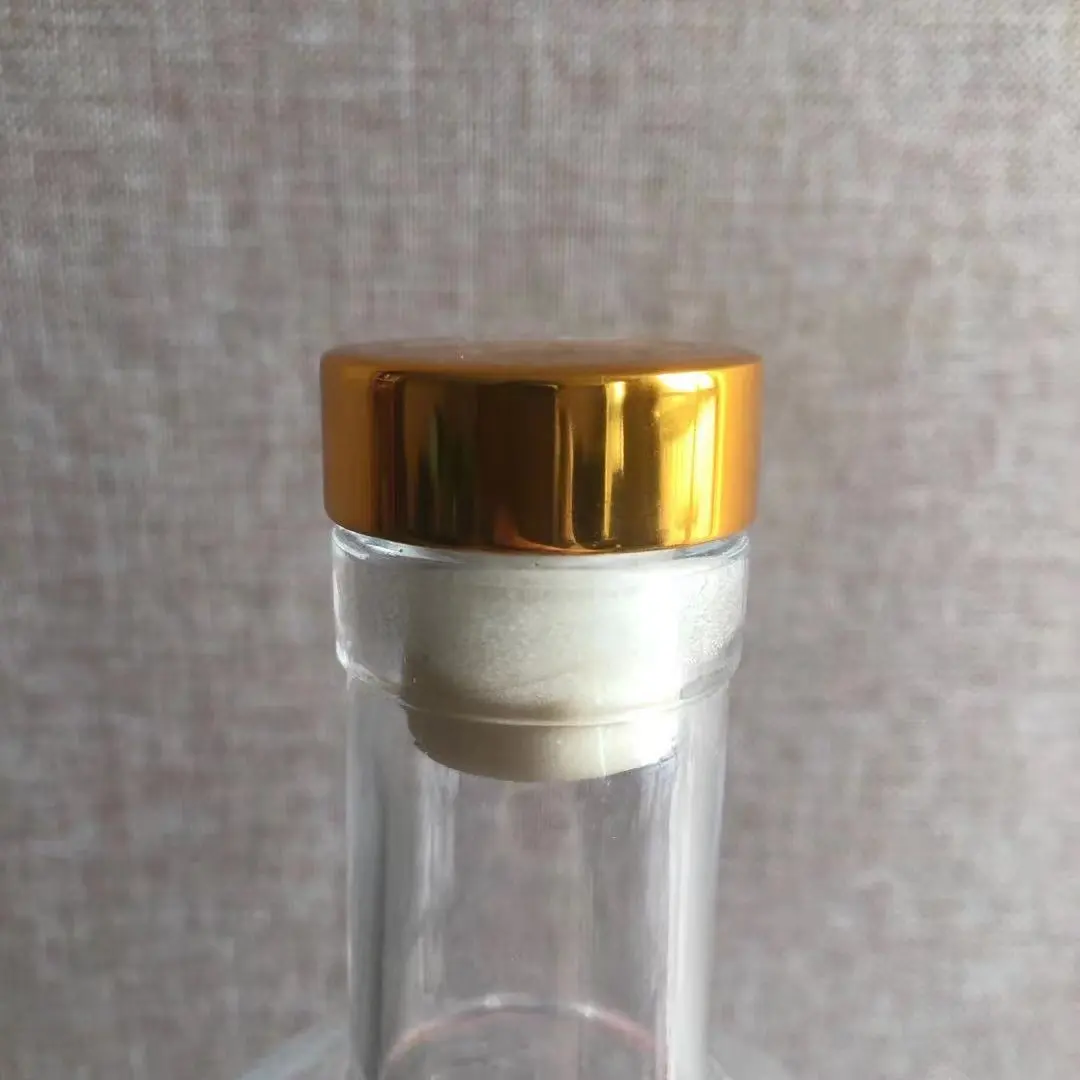 Tappo di vetro foglio di alluminio con tappo sintetico alcool bottiglia di liquore macromolecola coperchio di tenuta