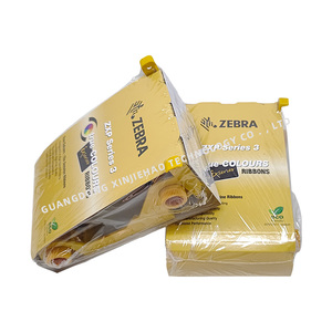 ZXP系列3身份证打印机原装斑马<span class=keywords><strong>ZXP3</strong></span> 800033-347半面板色带800033-848 800033-348 ymcok色带