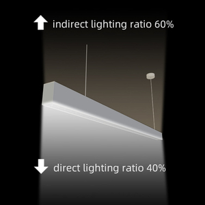 OEM/ODM UGR <16 1.2m avize Linkable LED lineer yüksek defne monte lamba aydınlatma armatürü - Product Image 4