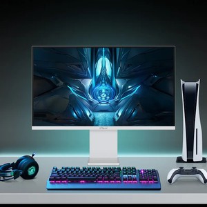 Monitor LED UHD 5K de 34 pulgadas con frecuencia de actualización de 60Hz, monitor de PC de escritorio personalizable, interfaz DP, panel IPS, monitor de metal - Product Image 1