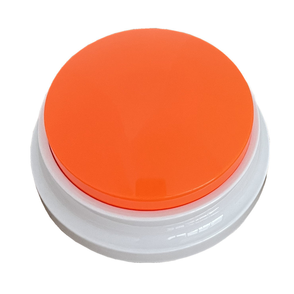 Modèle d'enregistrement - fond blanc orange