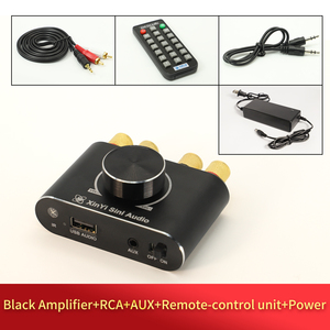 Placa amplificadora estéreo X100H 100W 12/24V altavoz amplificador de Audio BT 5,1 AUX USB u-disk Módulo de amplificación de entrada Control de aplicación - Product Image 2