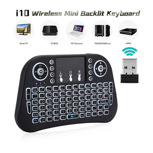 Air Mouse Infrared <strong>Learn</strong> Portable Mini Cool Seven Color Backlight <strong>Computer</strong> Clavier 88 Keys I10 Wireless <strong>Keyboard</strong> with Touchpad - Product Image 3