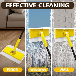 2-in-1 Starter Kit cho swifferr 10 khô sweepin vải dùng một lần Khăn lau bụi để làm sạch gỗ cứng sàn tường nhà bếp phòng tắm - Product Image 5