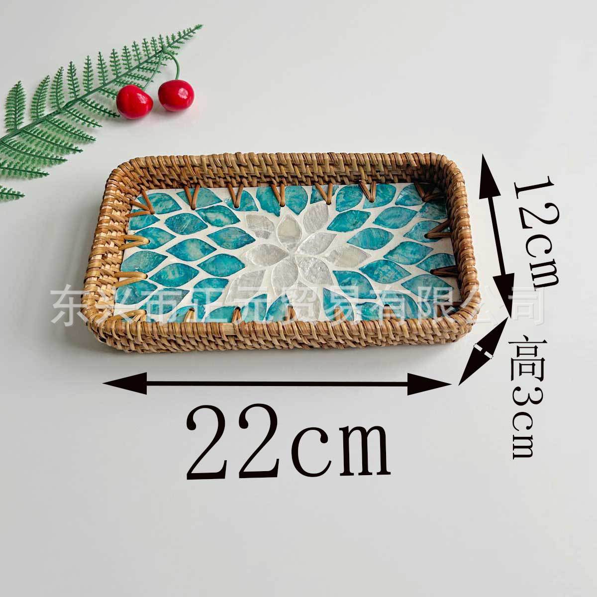 Vaisselle en cristal bleu-22123cm