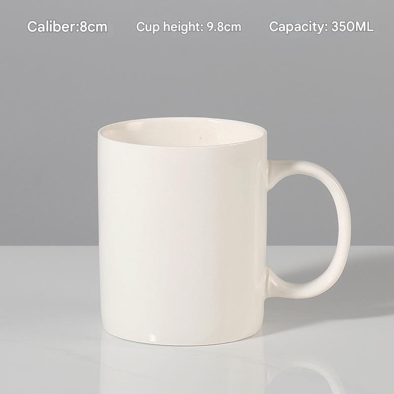 No.19:350ML/12OZ-สีขาวมันวาว