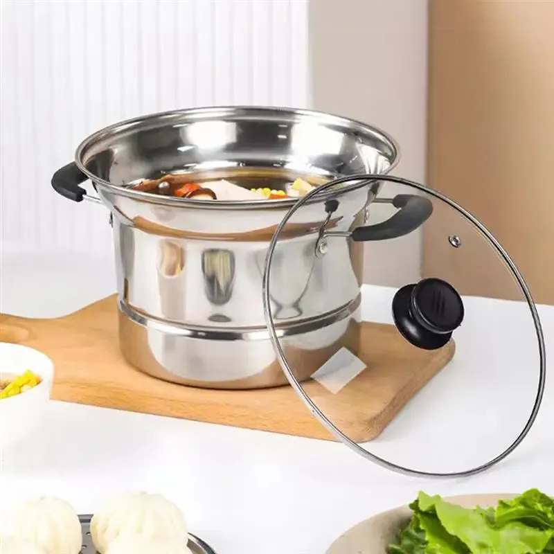スープ鍋スチームトレイ漏れメッシュ多目的フライパンステンレス製麺鍋工場卸売高品質調理器具