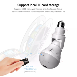 Hikwifi OEM LED Bombilla Luz 360 Seguridad panorámica V380 Pro ICSEE Micro Smart IP WIFI inalámbrico CCTV Cámaras - Product Image 4