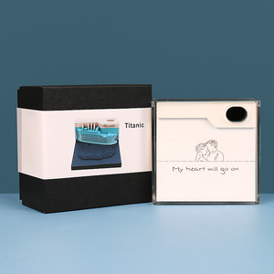 Bloc de notas adhesivas 3D con diseño personalizado, original, impresión personalizada y corte láser, envío directo - Product Image 5