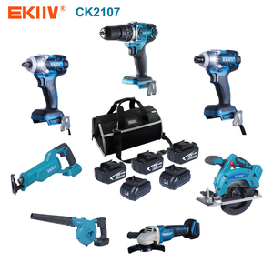 OEM Ekiiv Factory Cordless Power <strong>Tools</strong> Combo <strong>Kit</strong> Battery Power <strong>Tool</strong> <strong>Kits</strong> 21V Lithium Battery Power <strong>Tools</strong> <strong>Kit</strong> - Product Image 2
