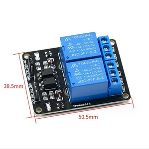 Modulo relè a 2 vie con protezione optoaccoppiatore 5V DC 12V DC relè scheda di espansione