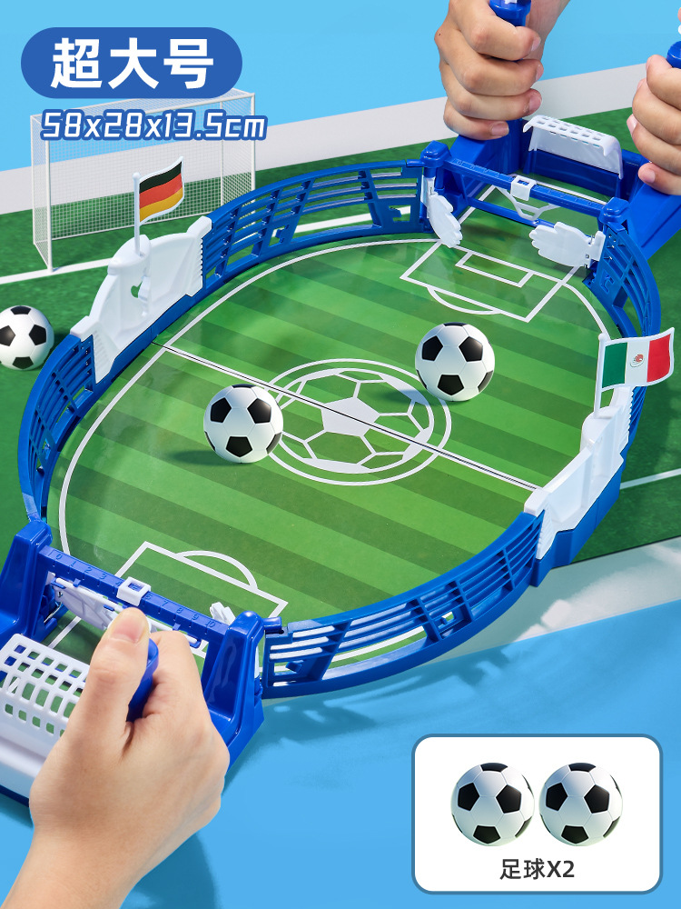Mesa de futbolín de gran tamaño - 2 bolas incluidas