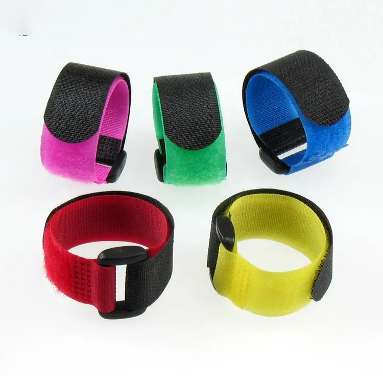 Boucles de ceinture d'emballage en Nylon 100%, logo personnalisé, recirculation écologique, boucle avec boucle