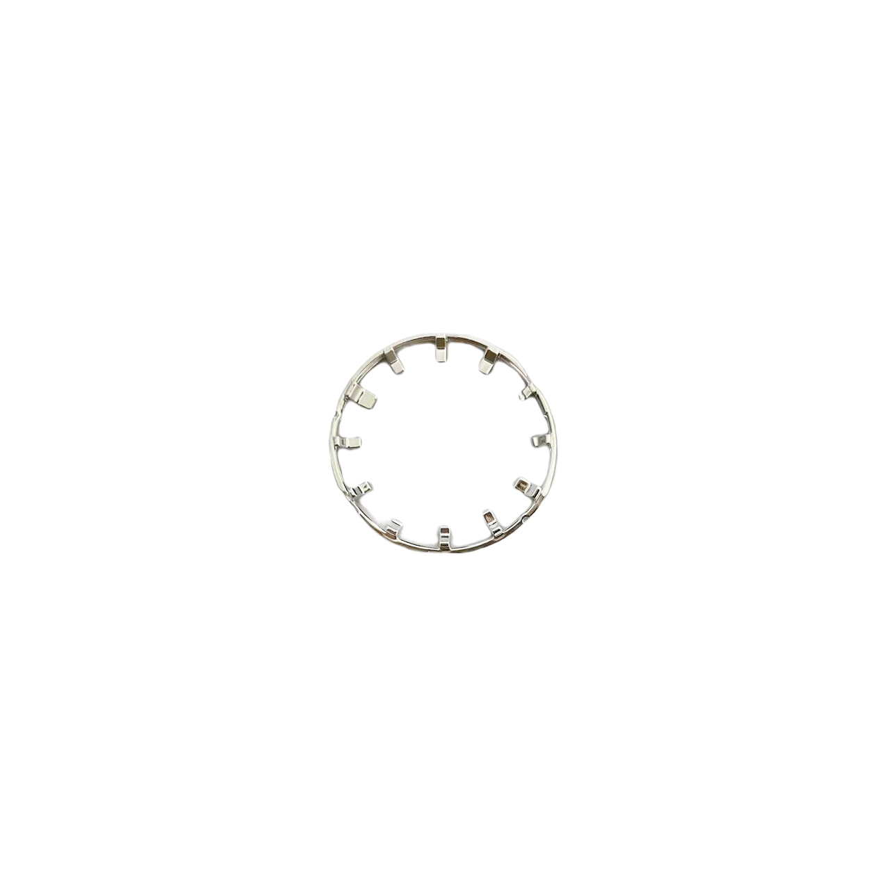 Anillo de escamas de plata