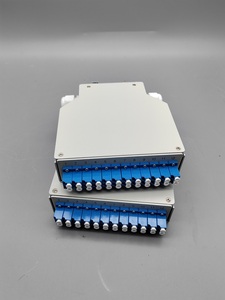LC/UPC Duplex 24 Core Din Rail Caja de metal Mini ODF 6/12 Puerto FTTH Patch Panel 4G/3G Red Equipo de fibra óptica - Product Image 6