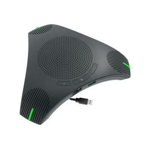 Conference System <strong>Speaker</strong> Microphone Usb Plug and Play Conference Speakerphone Condenser Microphone USB 2.0 Wired 20hz-20khz - Product Image 4