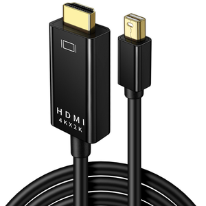 Venta al por mayor Mini Display Port a HDMI macho Cable compatible Mini DP 1,2 V 4K 2K resolución de vídeo Mini DP a HDMI Cable - Product Image 4
