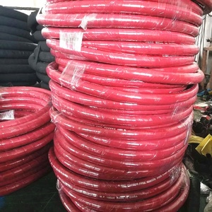 Yüksek kalite 25mm sarılmış yüzey 20 metre uzunluğu esnek yeşil kauçuk karbon ücretsiz hortum eritme fırını için soğutma sistemi - Product Image 4